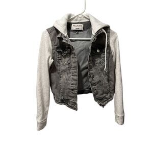 Wallflower denim sweatshirt/jacket, EUC, juniors XS